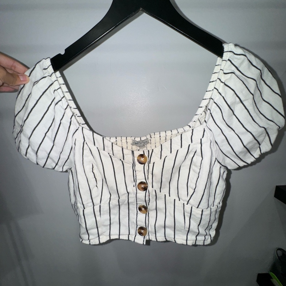 Stripped crop top